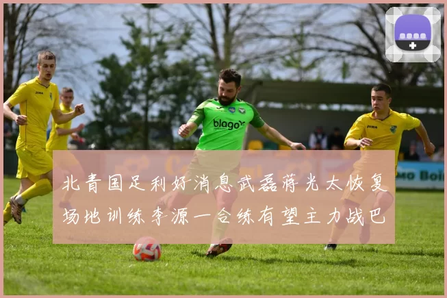北青国足利好消息武磊蒋光太恢复场地训练李源一合练有望主力战巴林